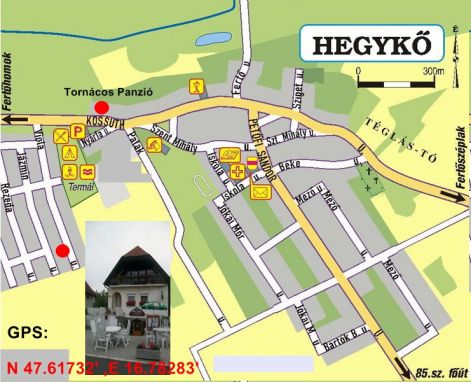 hegykő térkép BORS PINCE hegykő térkép